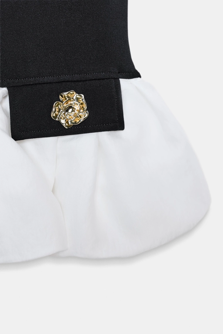 Топ с контрастным растяжением