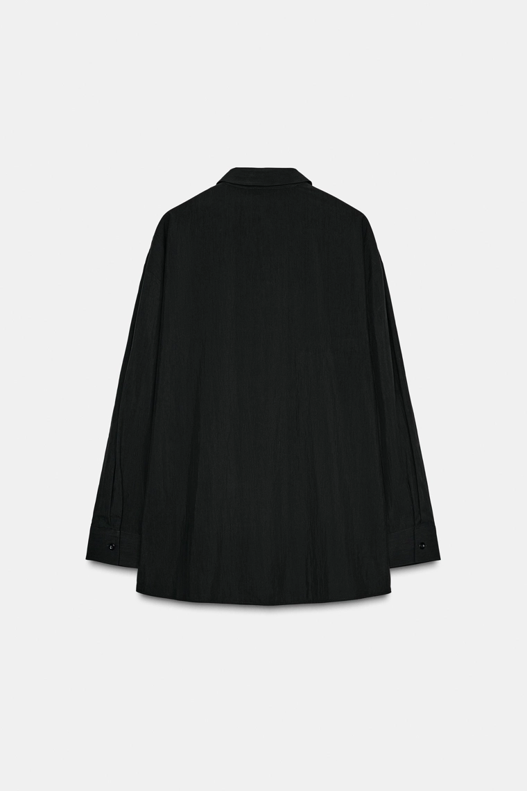 Рубашка из поплина с патами