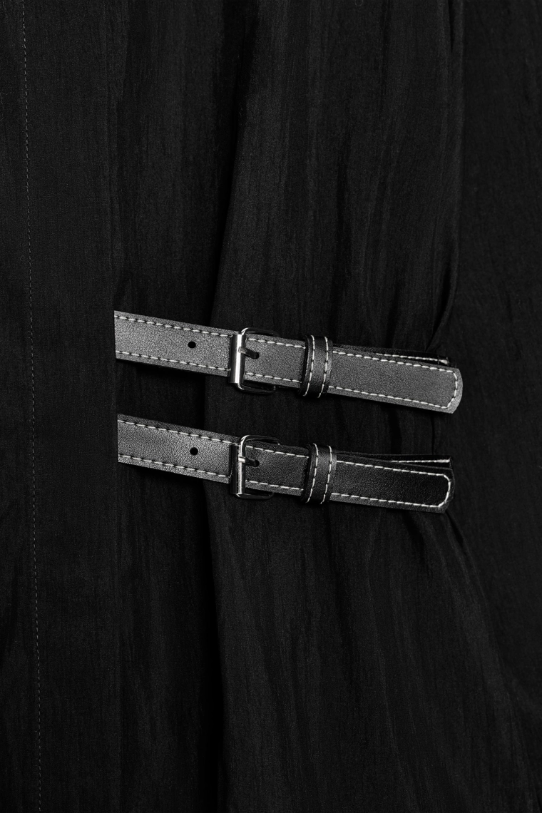 Рубашка из поплина с патами