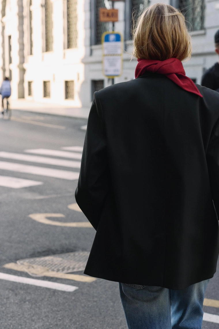 Треугольная бандана из шерсти смеси