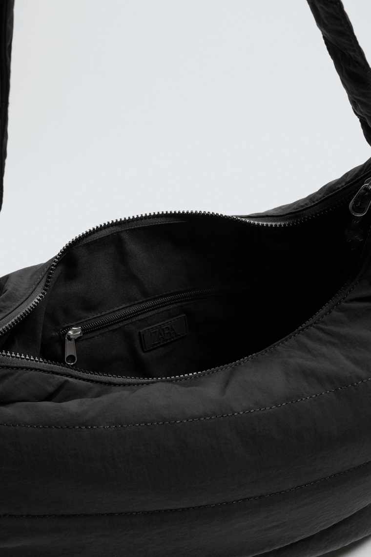 Сумка из стеганого нейлона