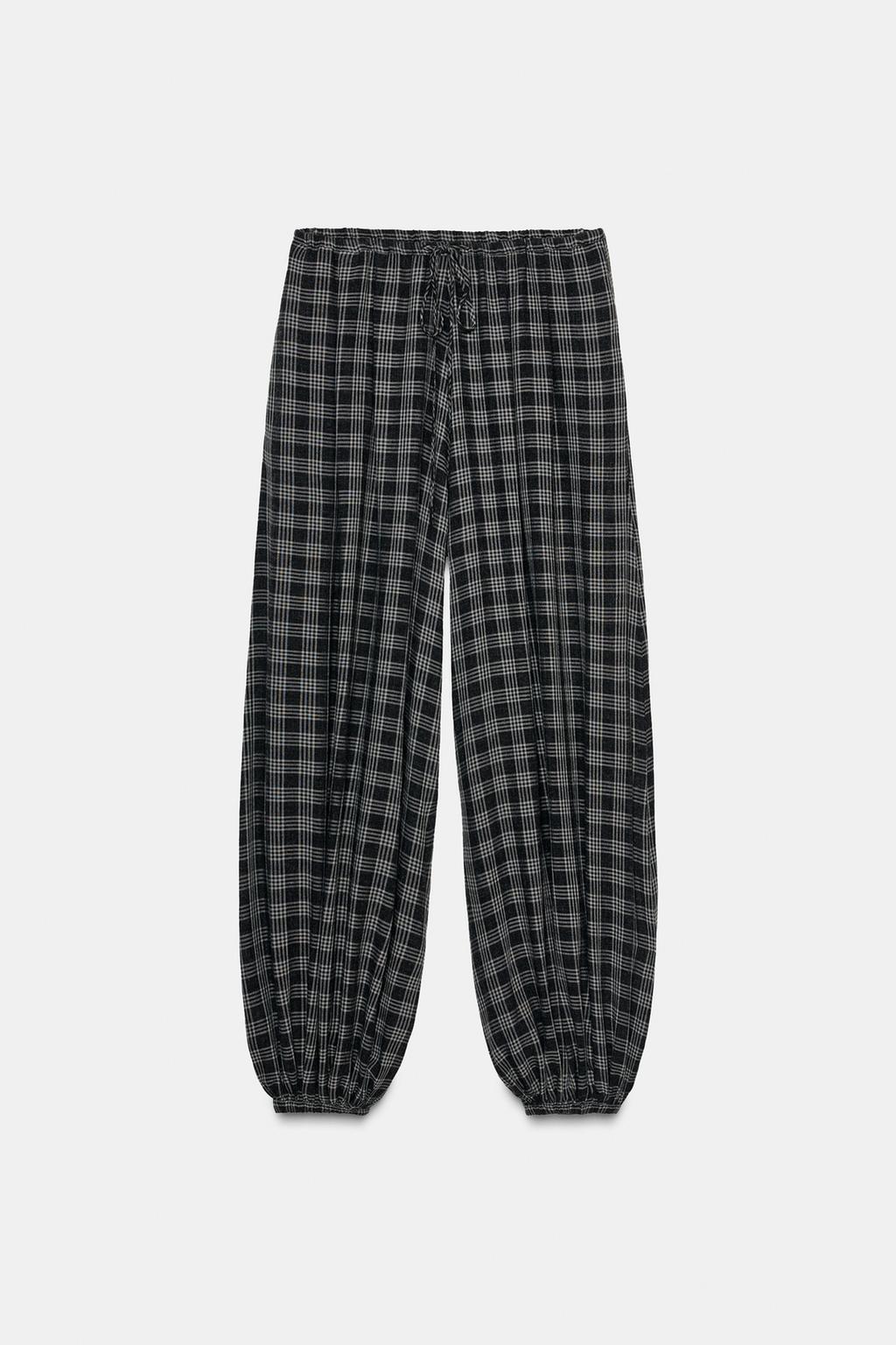 БРЮКИ-БОМБАШКИ В КЛЕТКУ — ZW COLLECTION
