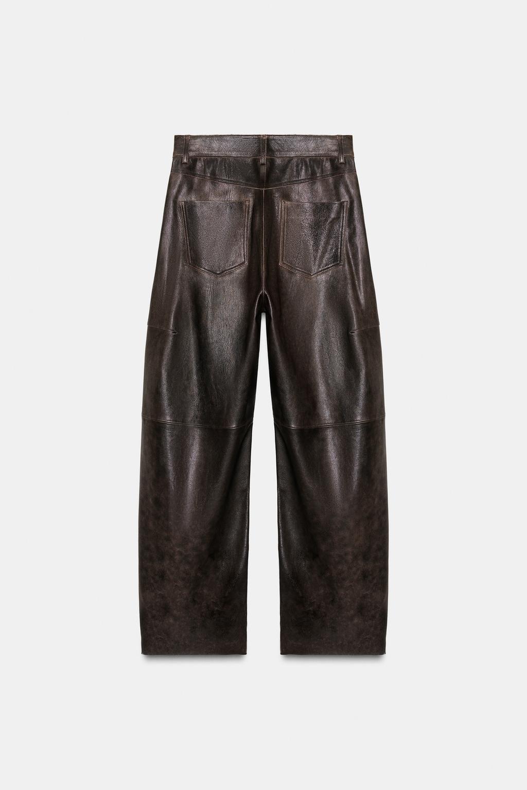КОЖАНЫЕ БРЮКИ — ZW COLLECTION LIMITED EDITION