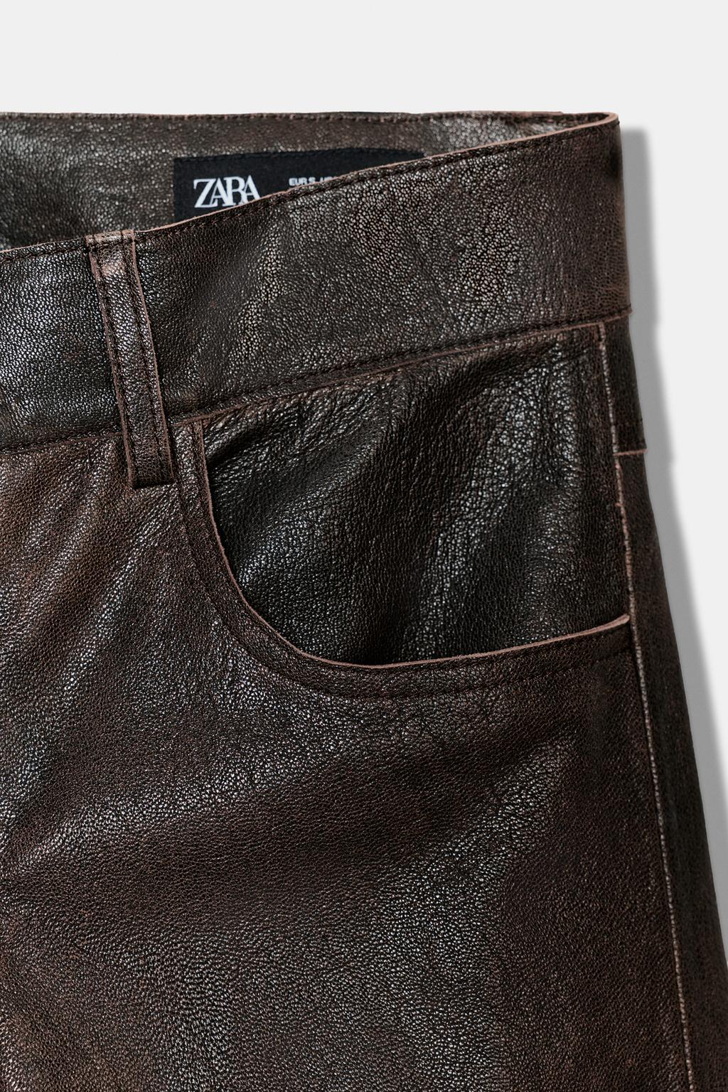 КОЖАНЫЕ БРЮКИ — ZW COLLECTION LIMITED EDITION