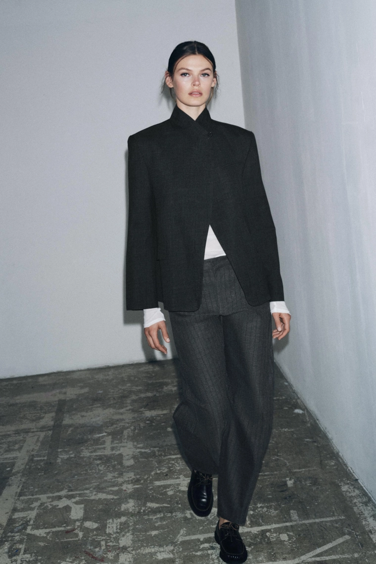 Полосатые брюки из коллекции zara woman