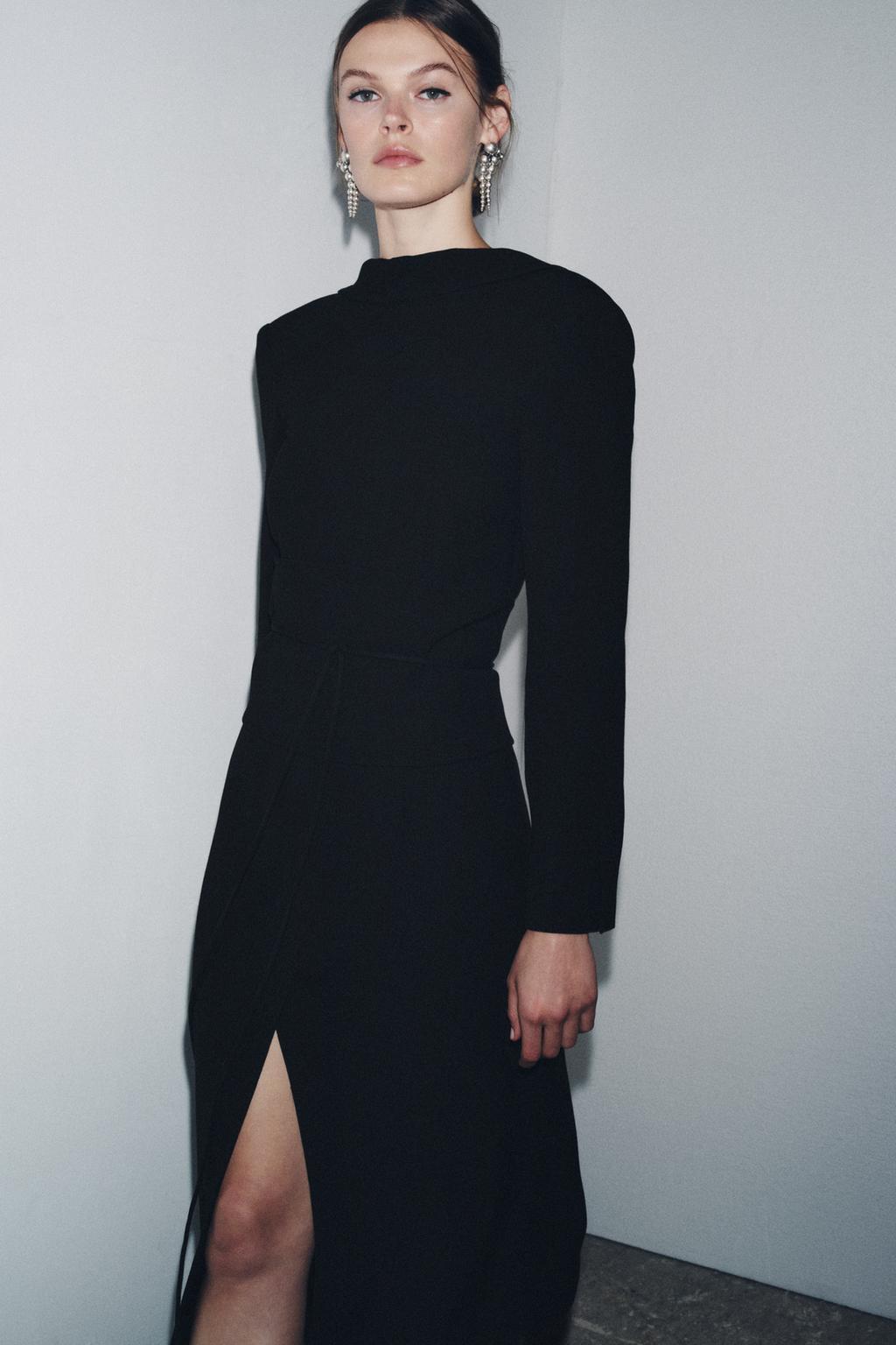 ПЛАТЬЕ-ПАЛЬТО С ПОЯСОМ — ZW COLLECTION LIMITED EDITION