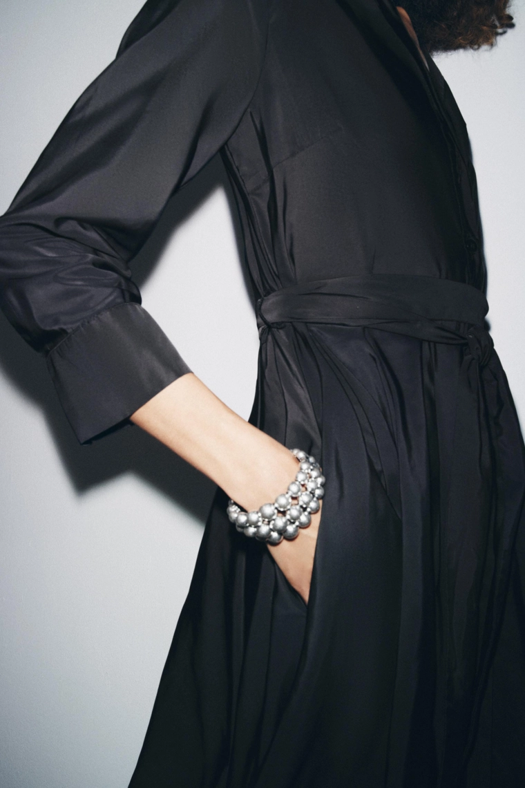 Миди-рубашка-платье zw collection