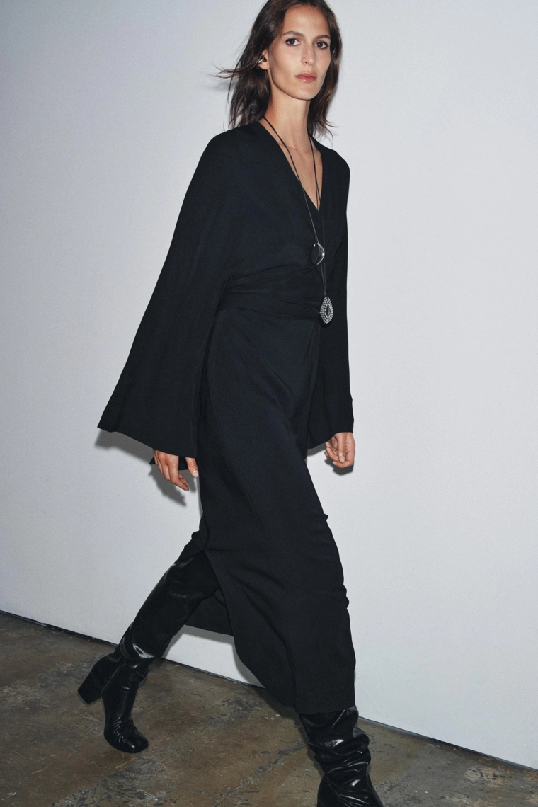 Платье миди с поясами коллекции zw