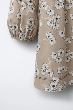 Платье с цветочным принтом- Заказать в России