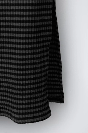 Юбка миди с текстурой в полоску- Заказать в России