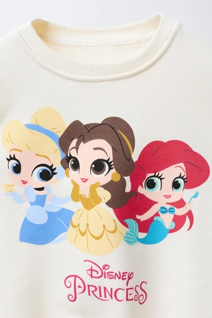 Ecru | 6061/729/712 - Zara Толстовка PRINCESS © DISNEY