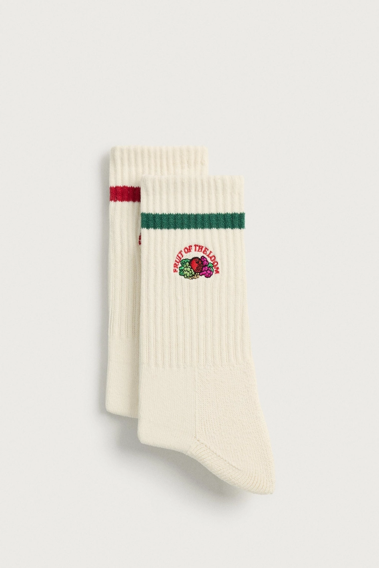 Носки fruit of the loom™ в рубчик, 2 пары