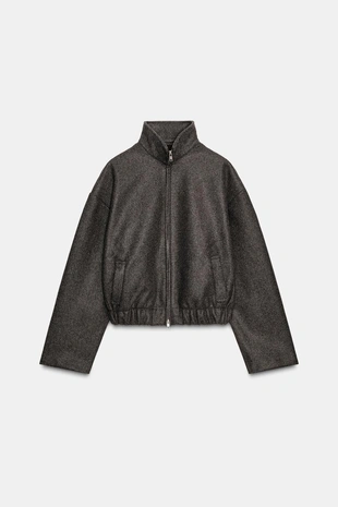 Бомбер из мягкой ткани- Заказать в России