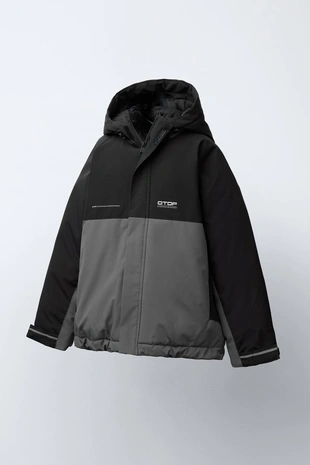 Купить Zara Куртка COLOR BLOCK WATER REPELLENT