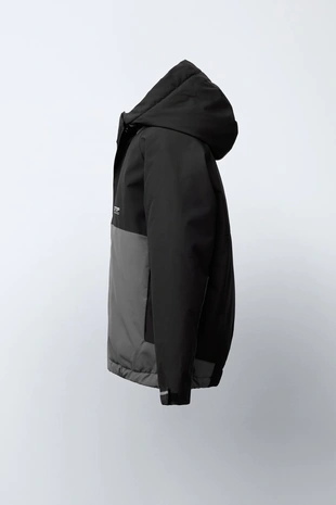 Black | 5644/666/800 - Zara Куртка COLOR BLOCK WATER REPELLENT