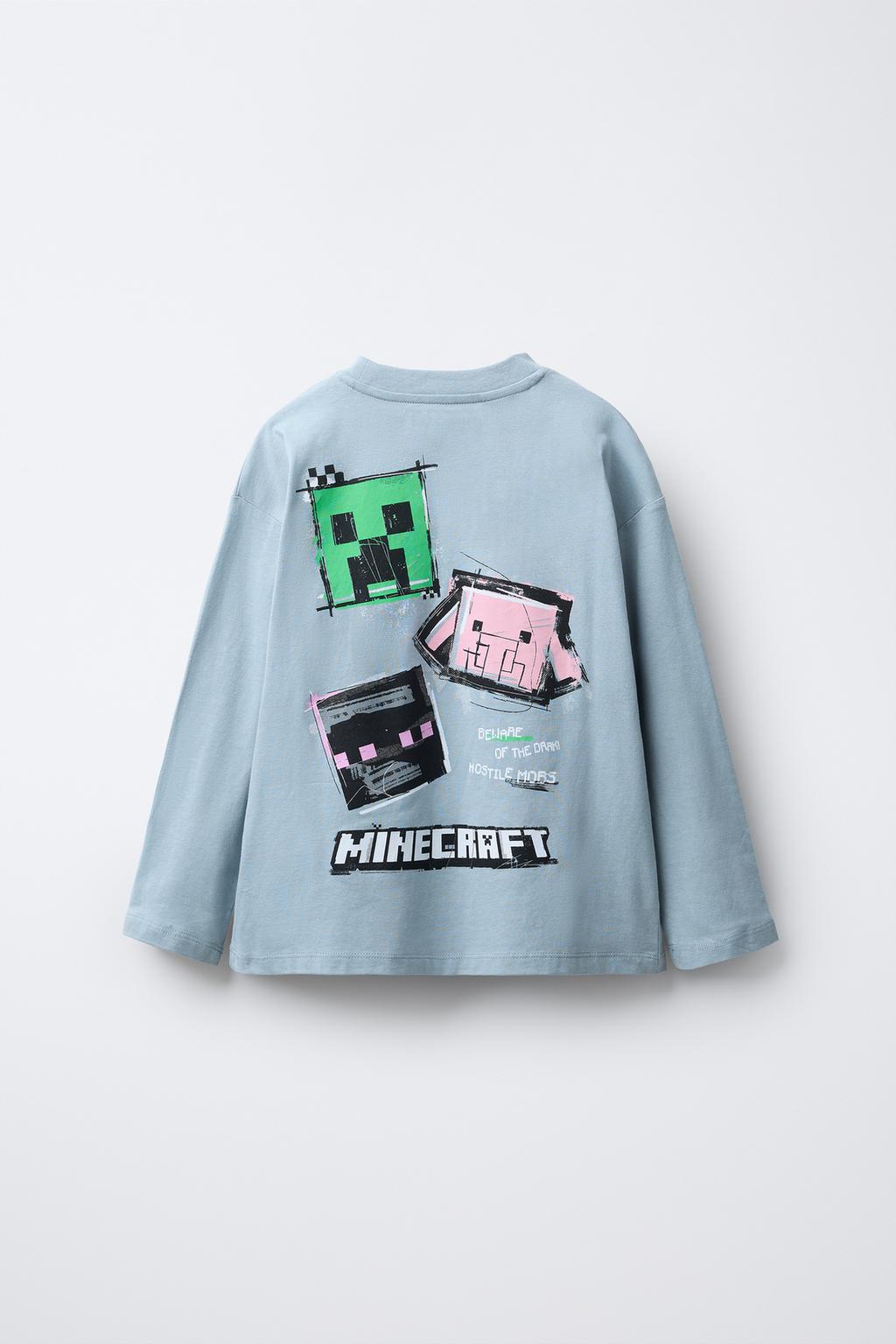 ФУТБОЛКА С ПРИНТОМ MINECRAFT © MOJANG AB. ™