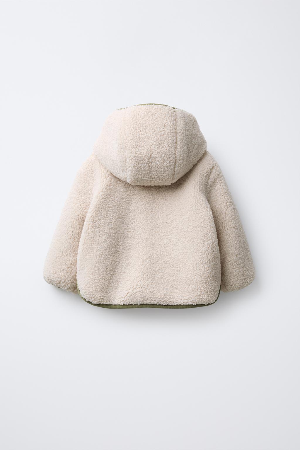 КУРТКА ИЗ ИСКУССТВЕННОЙ ОВЧИНЫ С ФЛИСОМ