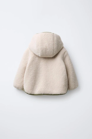 Купить Zara Куртка из искусственной овчины с флисом