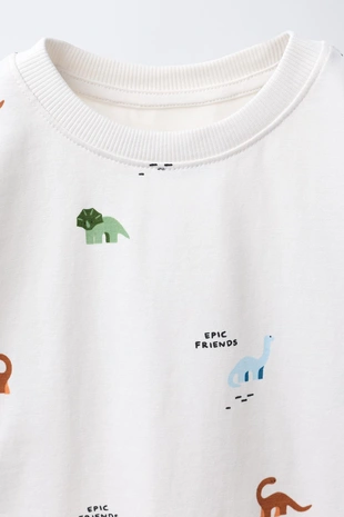 White | 4456/565/250 - Zara Футболка с принтом