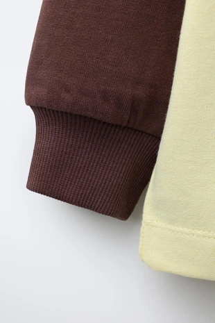 Футболка с рукавами реглан и контрастными деталями- Заказать в России