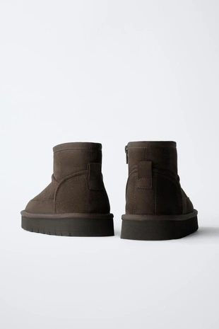 Ботинки с подкладкой- Заказать в России