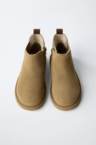 Кожаные ботинки- Заказать в России