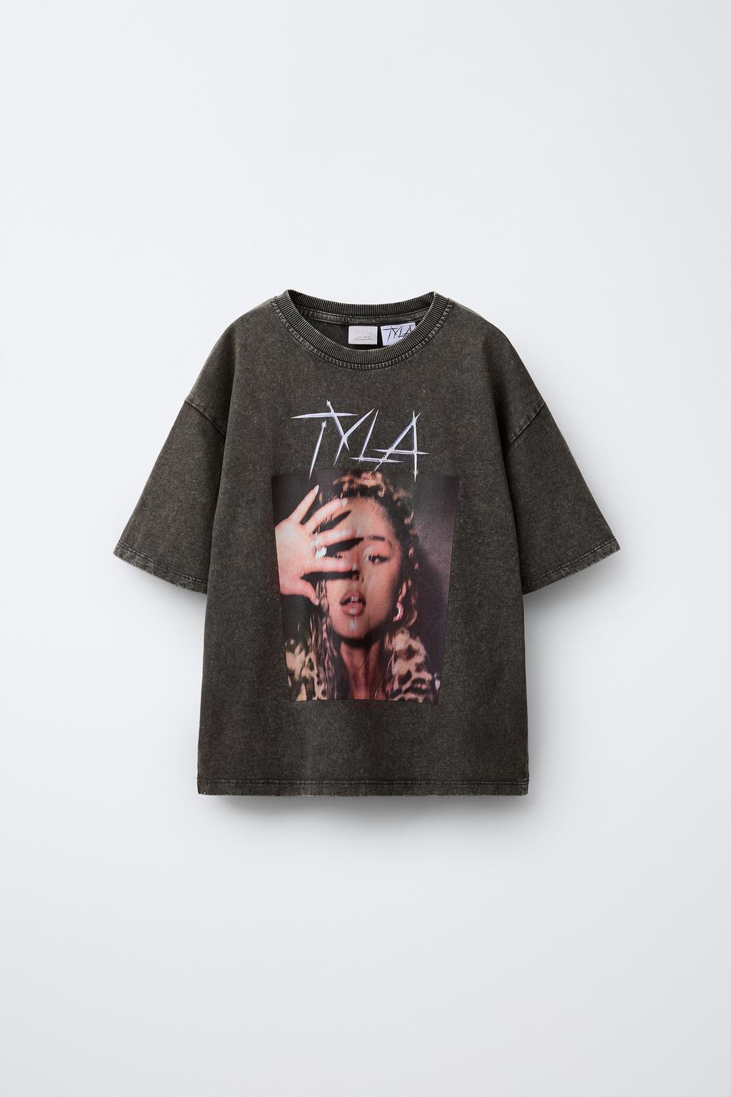 ФУТБОЛКА С ЭФФЕКТОМ ПОТЕРТОСТИ TYLA ©