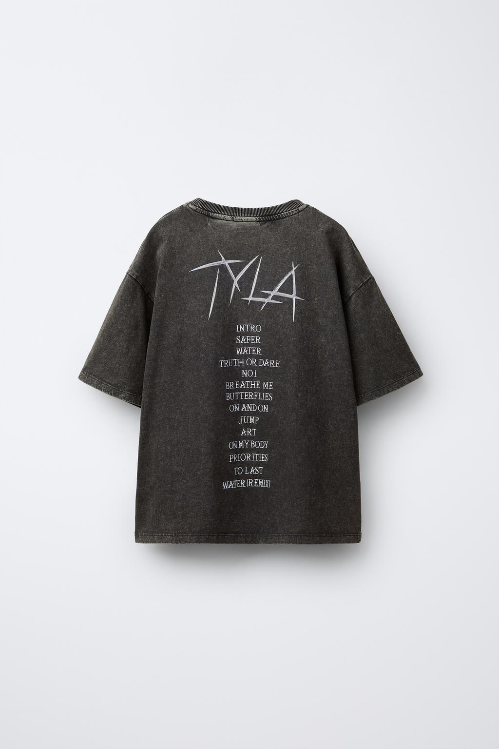ФУТБОЛКА С ЭФФЕКТОМ ПОТЕРТОСТИ TYLA ©