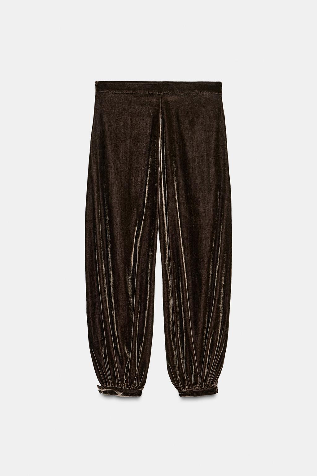 БАРХАТНЫЕ БРЮКИ-ГАЛИФЕ — ZW COLLECTION