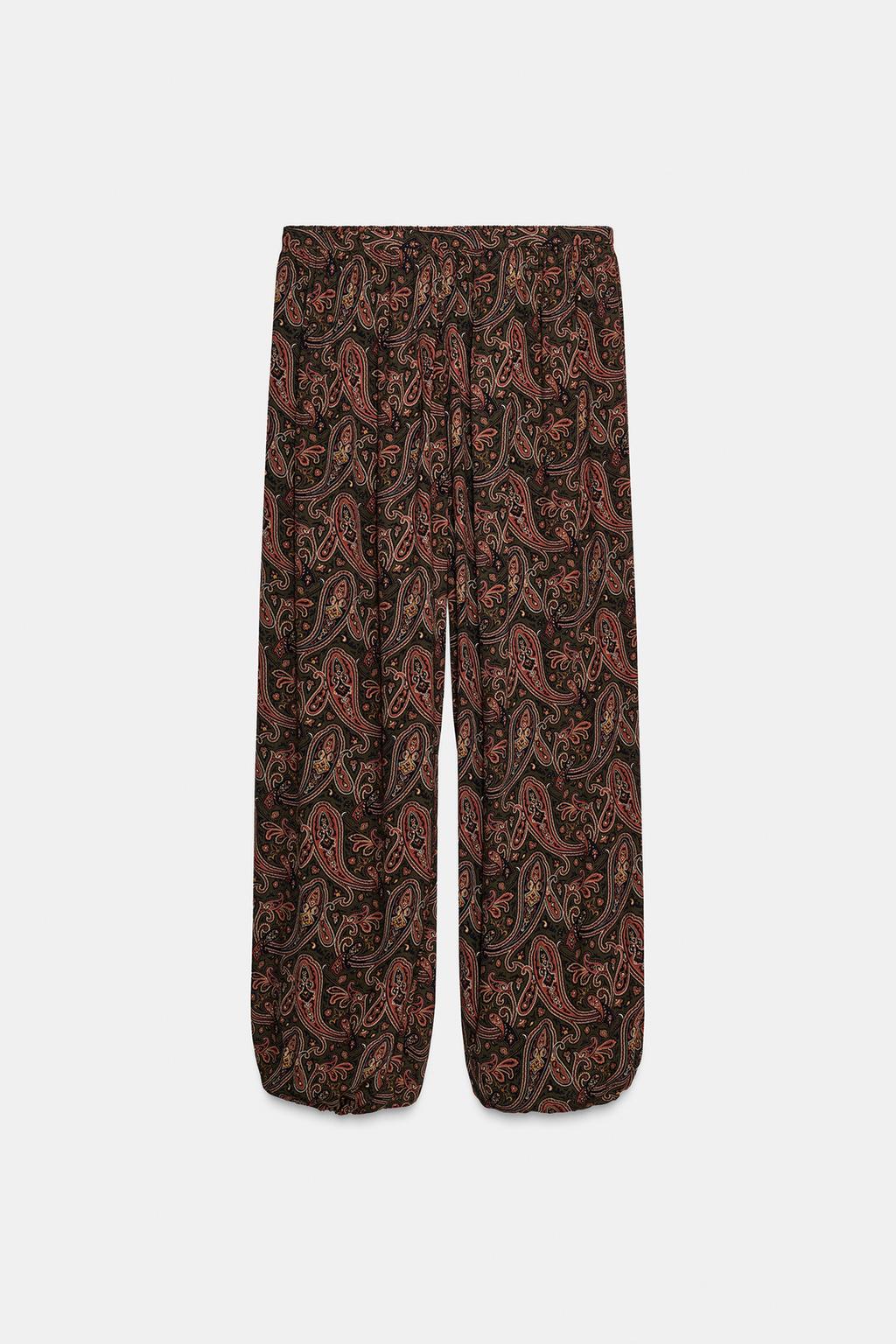 БРЮКИ-АЛАДДИНЫ С УЗОРОМ ПЕЙСЛИ — ZW COLLECTION