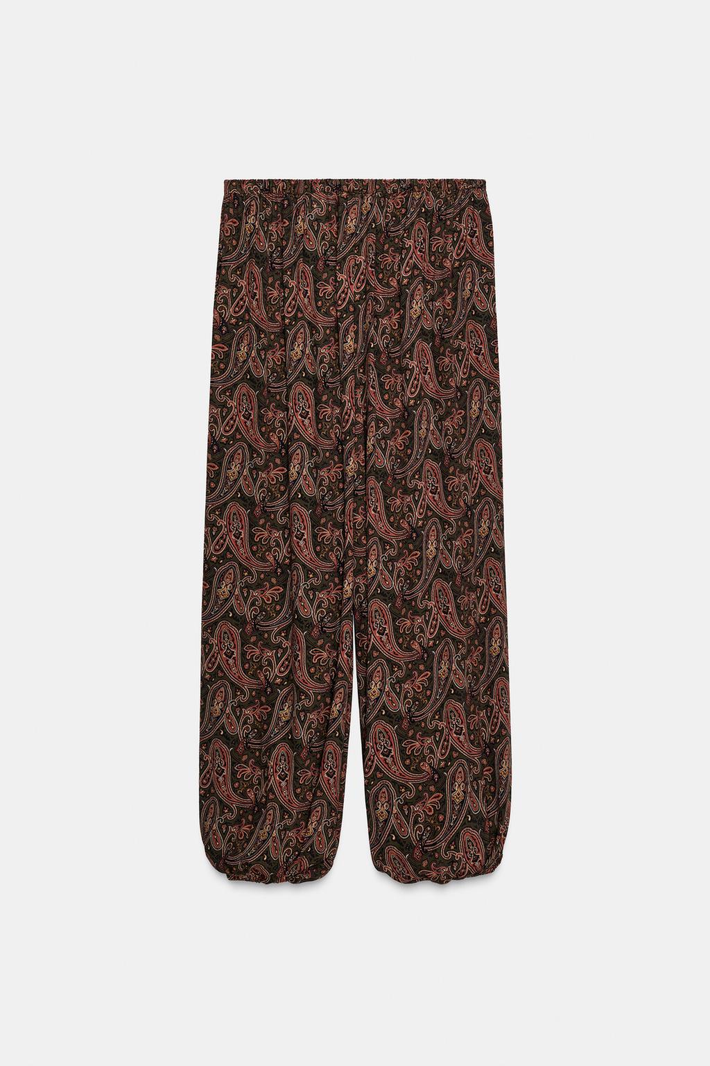 БРЮКИ-АЛАДДИНЫ С УЗОРОМ ПЕЙСЛИ — ZW COLLECTION