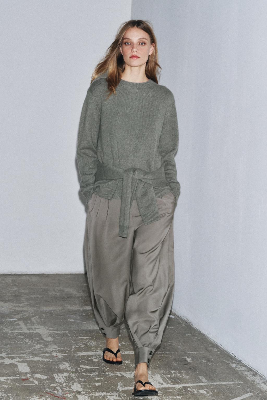 ШИРОКИЕ БРЮКИ ИЗ ШЕРСТИ — ZW COLLECTION LIMITED EDITION