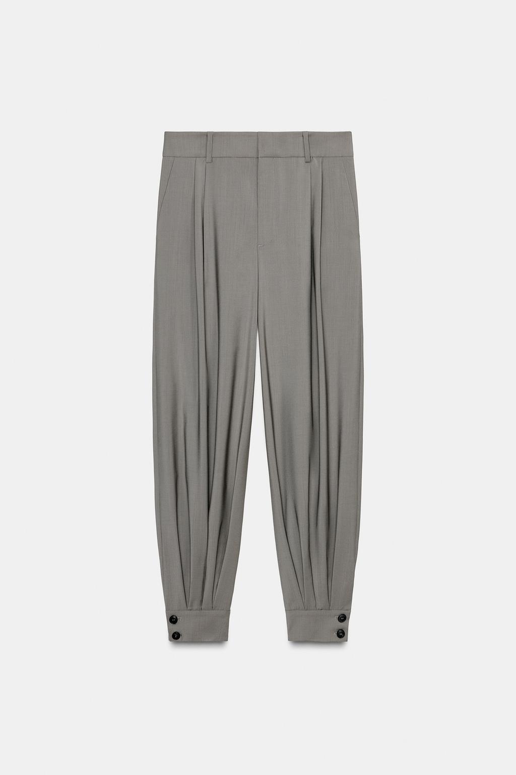 ШИРОКИЕ БРЮКИ ИЗ ШЕРСТИ — ZW COLLECTION LIMITED EDITION