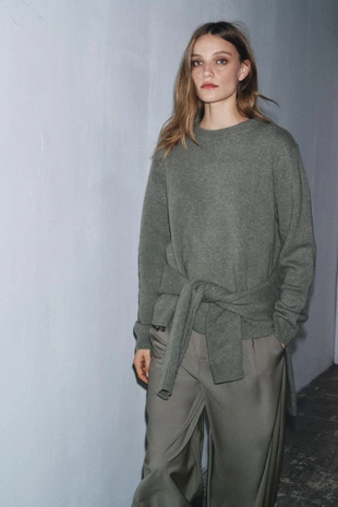 Широкие брюки из шерсти — ZW COLLECTION LIMITED EDITION- Заказать в России