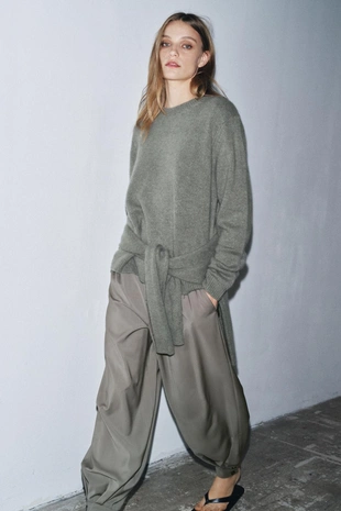 Широкие брюки из шерсти — ZW COLLECTION LIMITED EDITION- Заказать в России