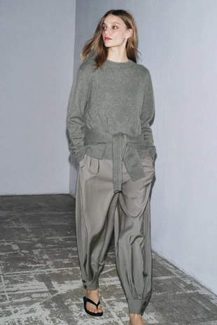 Широкие брюки из шерсти — ZW COLLECTION LIMITED EDITION- Заказать в России