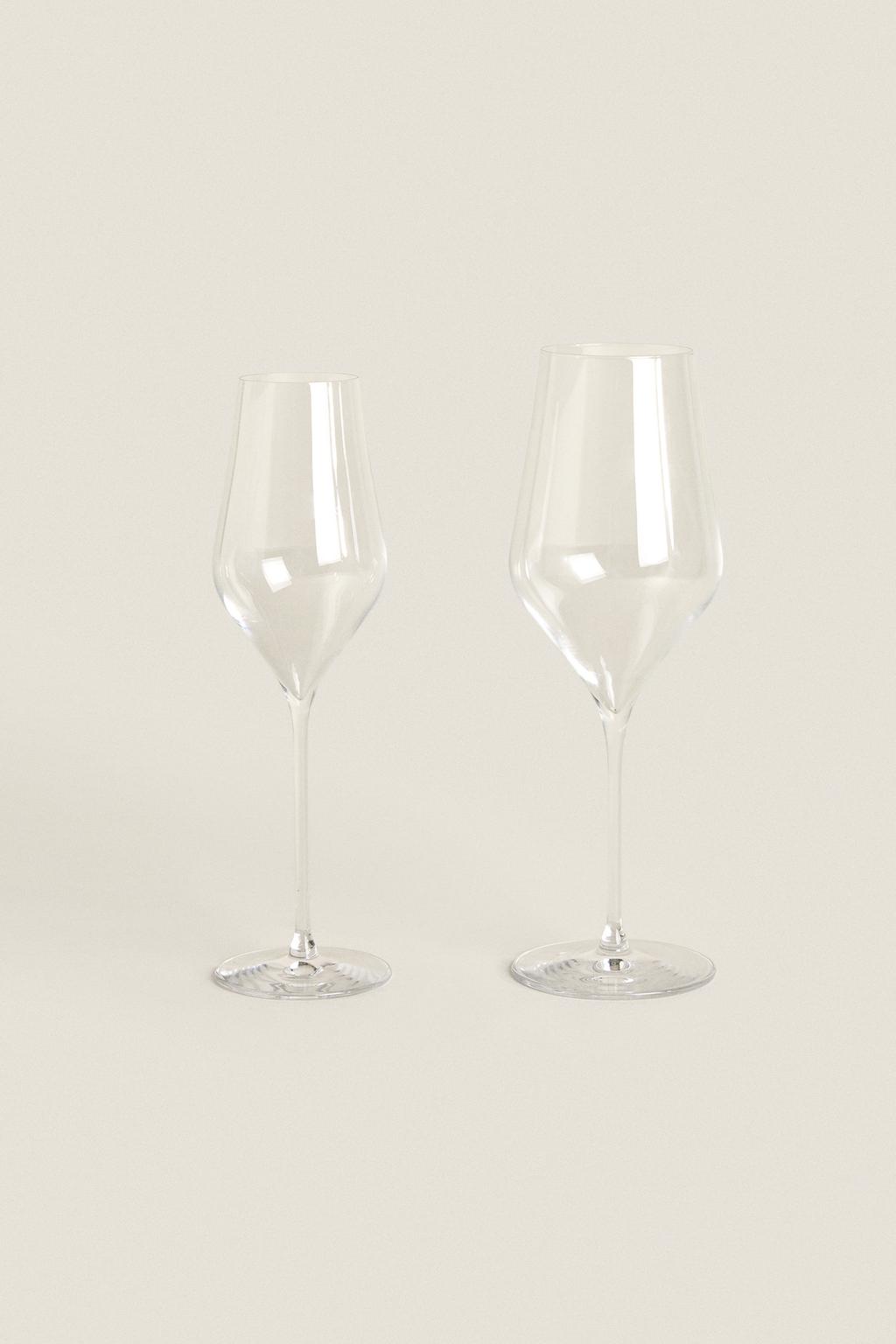 Бокал для шампанского plain crystalline