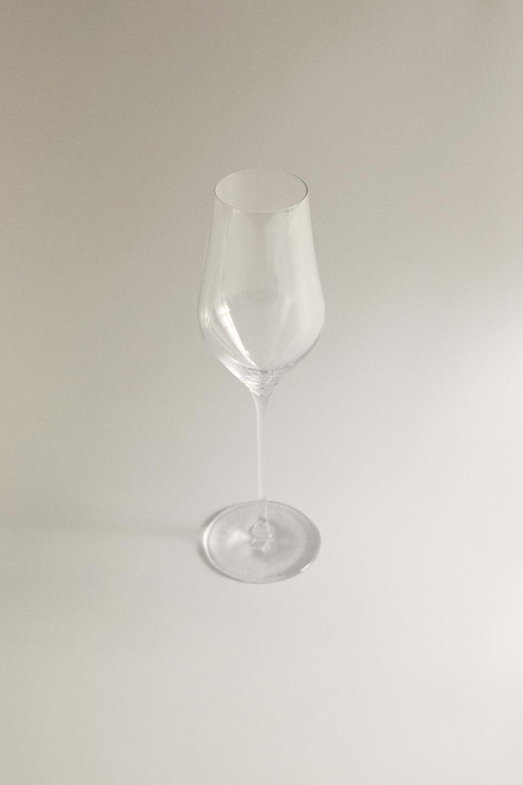 Бокал для шампанского plain crystalline