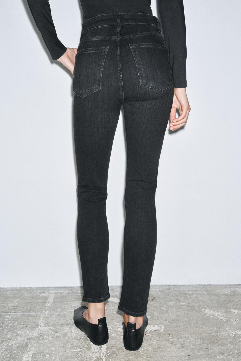 ДЖИНСЫ SKINNY С ВЫСОКОЙ ПОСАДКОЙ — ZW COLLECTION