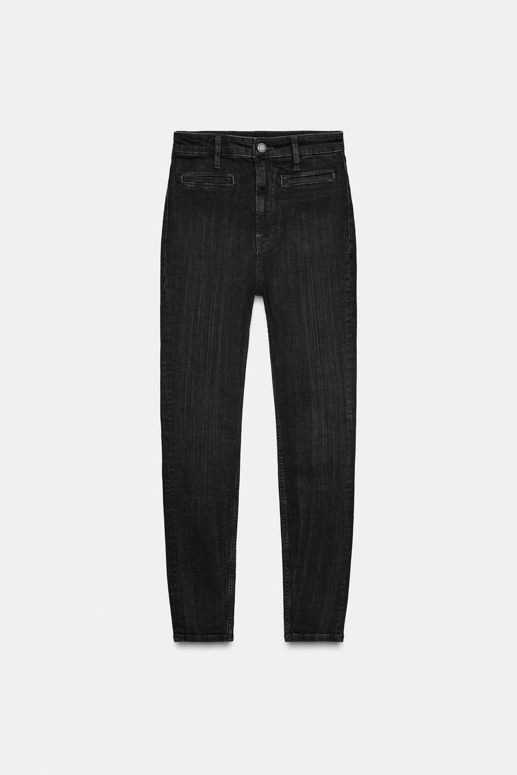 ДЖИНСЫ SKINNY С ВЫСОКОЙ ПОСАДКОЙ — ZW COLLECTION