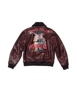 Кожаная куртка-авиатор DAVID BAILEY- Заказать в России