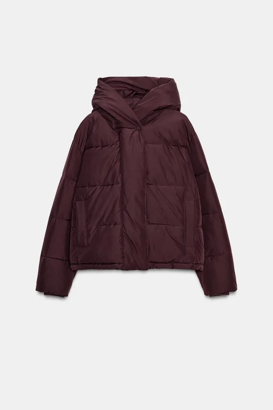 КОРОТКИЙ АНОРАК С КАПЮШОНОМ  WINDPROOF