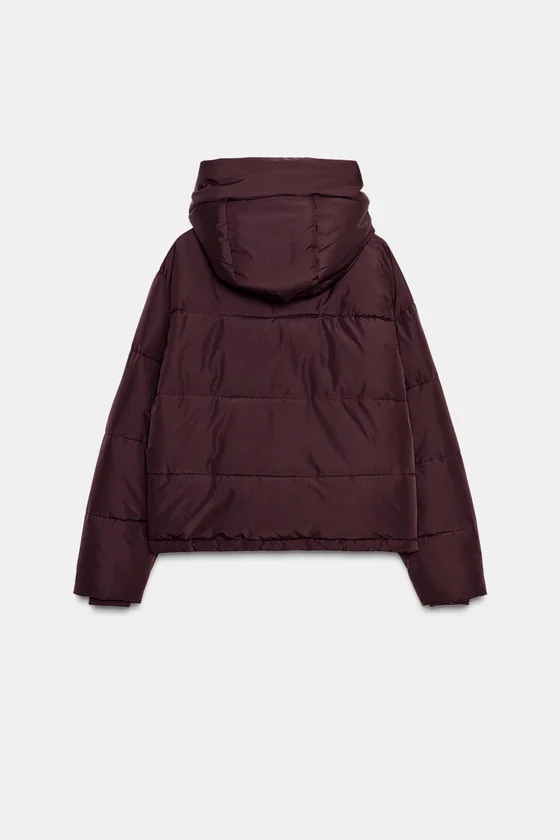 КОРОТКИЙ АНОРАК С КАПЮШОНОМ  WINDPROOF