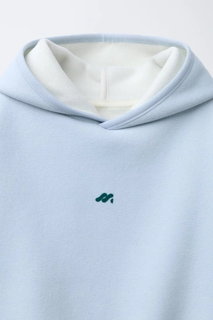 Толстовка с капюшоном из флиса с логотипом- Заказать в России