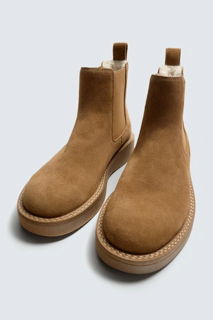 Кожаные ботинки челси- Заказать в России