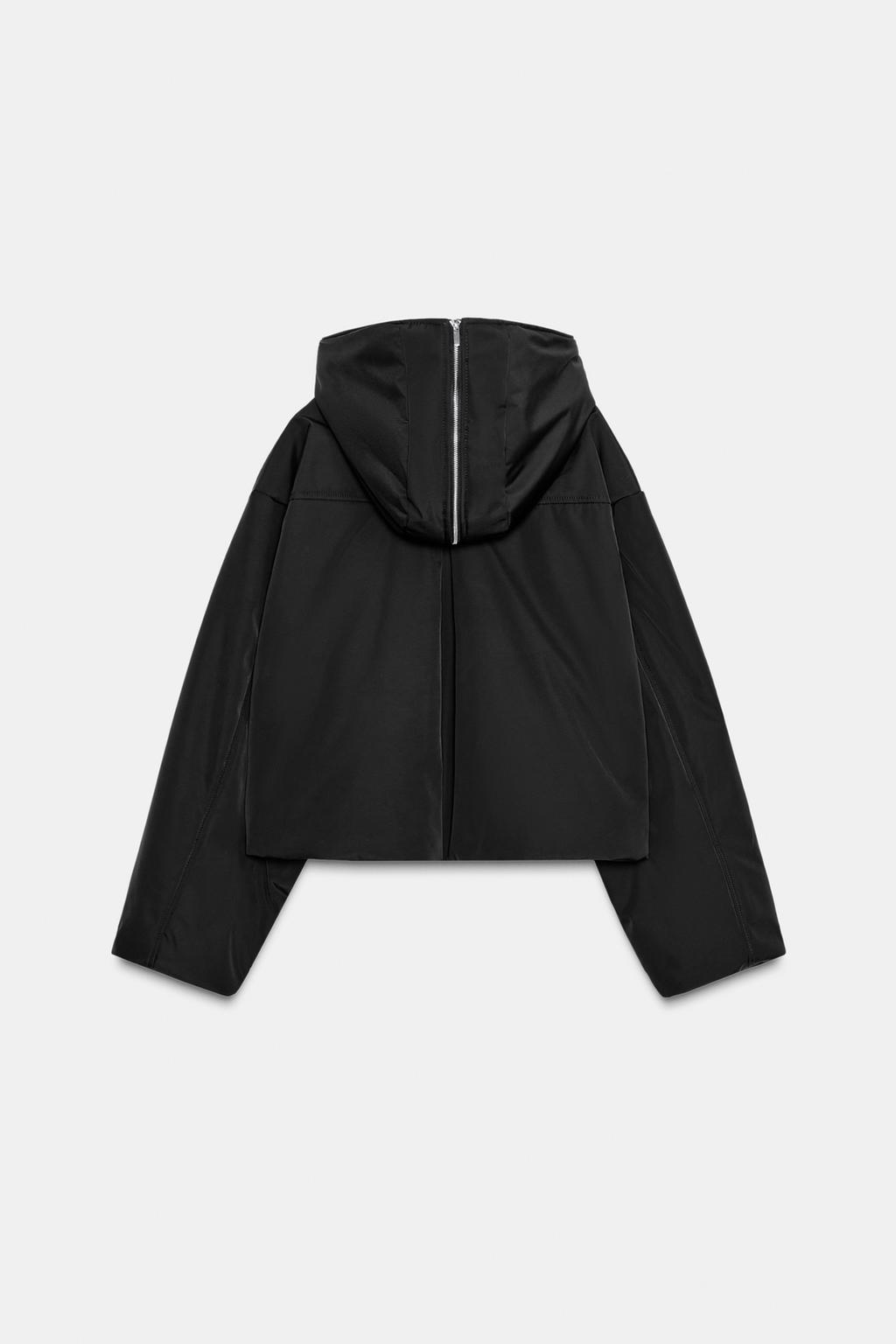 СТЕГАНАЯ ВЕТРОЗАЩИТНАЯ КУРТКА WATER REPELLENT С КАПЮШОНОМ И МЕХОМ
