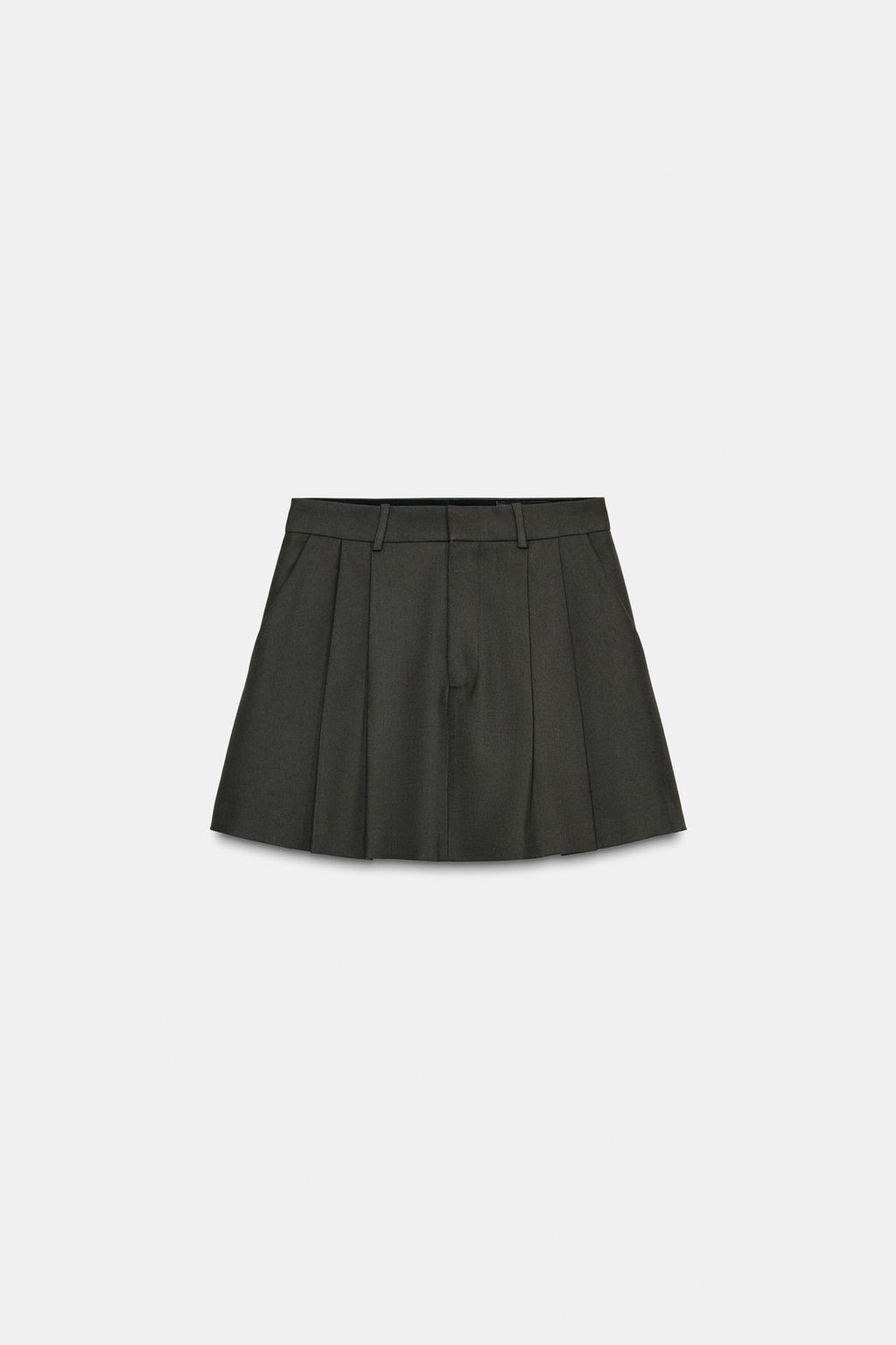 КОРОТКАЯ ЮБКА СО СКЛАДКАМИ — ZW COLLECTION