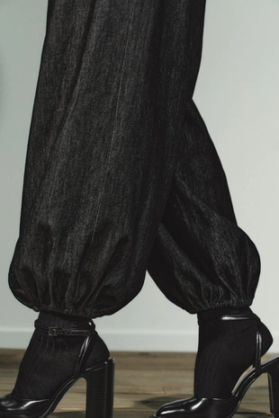 Джинсовый комбинезон TRF без бретелек- Заказать в России