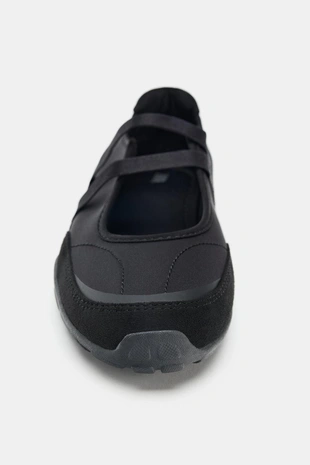 Балетки с двухцветными лямками- Заказать в России