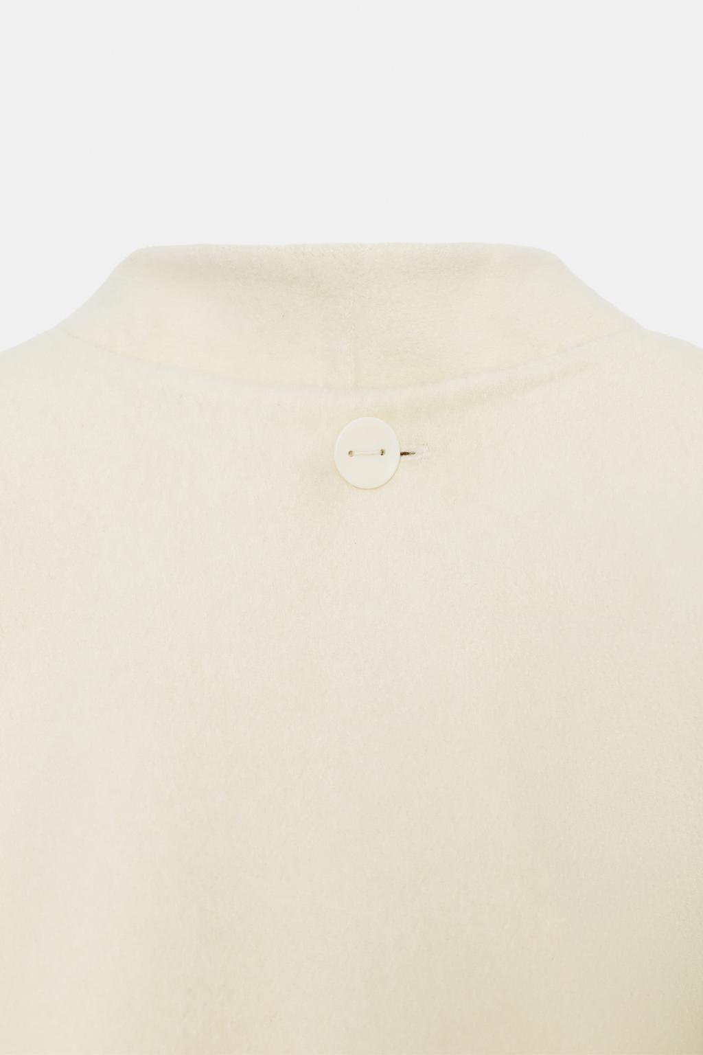 ПАЛЬТО-КЕЙП ИЗ СМЕСОВОЙ ШЕРСТИ — ZW COLLECTION